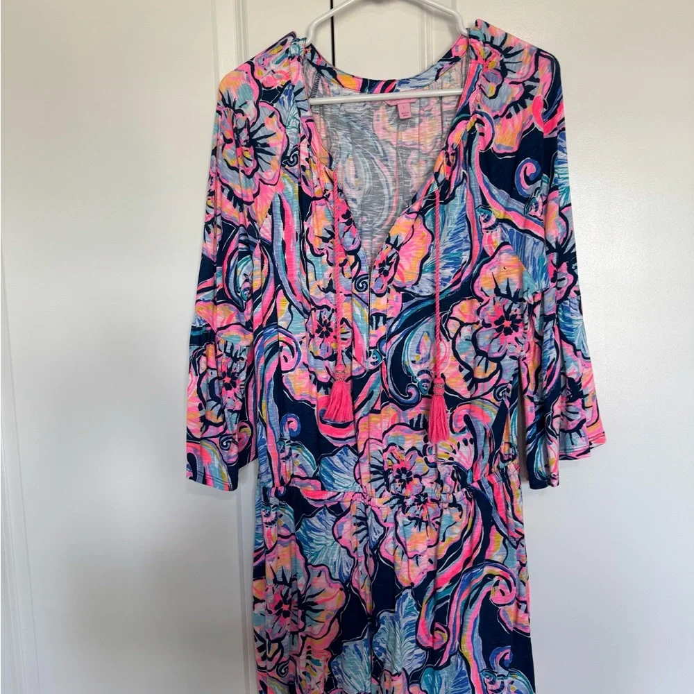 Lilly Pulitzer Multicolor Floral Dress - Picture 2 of 3